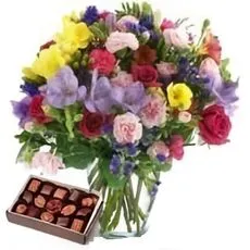Colourful Bunch Including Chocolates