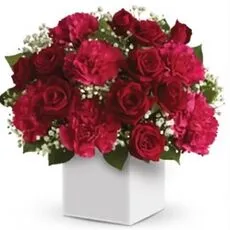 Heart Of Christmas Flowers
