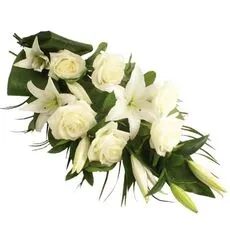 White Lily & Rose Sheath