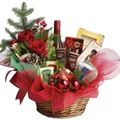 Ultimate Christmas Basket Flowers