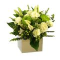 VIP White Flower Arrangement