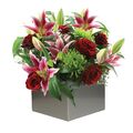 Red Ruby Flowers Arrangement