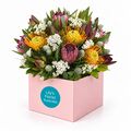 Australian natives arranged in a box that will last for many days