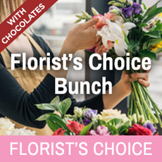 Florist's Choice Bunch With Chocolates
