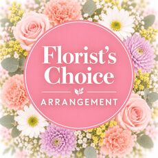 A selection of fresh blooms chosen by our florist and set in to a box