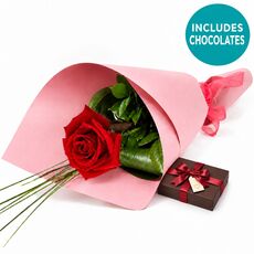 Roses and chocolates. What more could want wish for