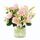 Pastel Pink Lilies & Roses Bunch