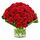 Stunning bunch of red red roses designed to impress