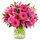 Pretty pink bunch wrapped in paper
