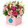 Roses, gerberas and beautiful lilies all set in a stunning box