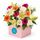 A pop of vibrant colour with mixed flowers to brighten your day
