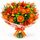 fresh bunch of orange tones blooms