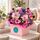 Purple and lilac blooms set in beautiful