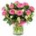 Beautiful bunch of pastel roses
