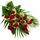 Red rose sheath for funerals and sympathy