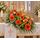 orange mix for funeral flowers
