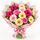Mix of pastel gerberas in a bunch