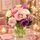 Beautiful mix of roses fresh from the garden in a bunch