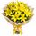 yellow lily bunch extra large size