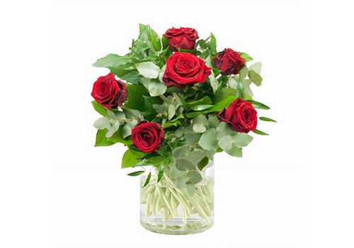 6 Red Rose Bunch