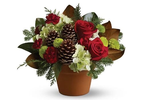 Country Christmas Flowers