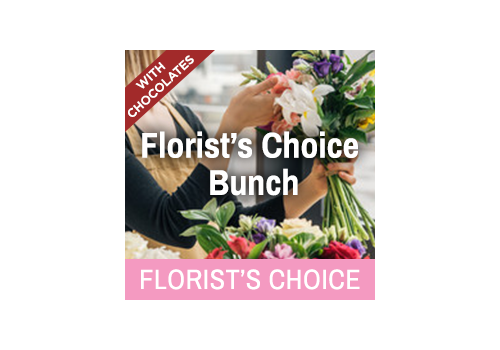 Florist's Choice Bunch With Chocolates