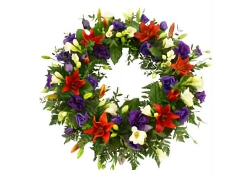 Wreath With Mixed Colours