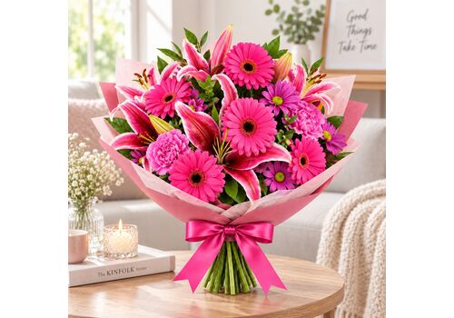 Extra large pretty pink bunch