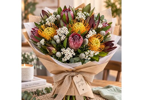 Stunning natives in a wrapped bunch