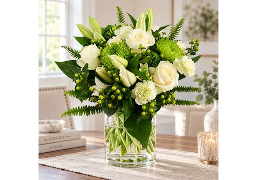 gorgeous white bunch of flowers