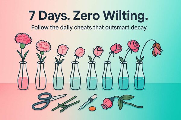 What to Do Each Morning to Keep Flowers Fresh