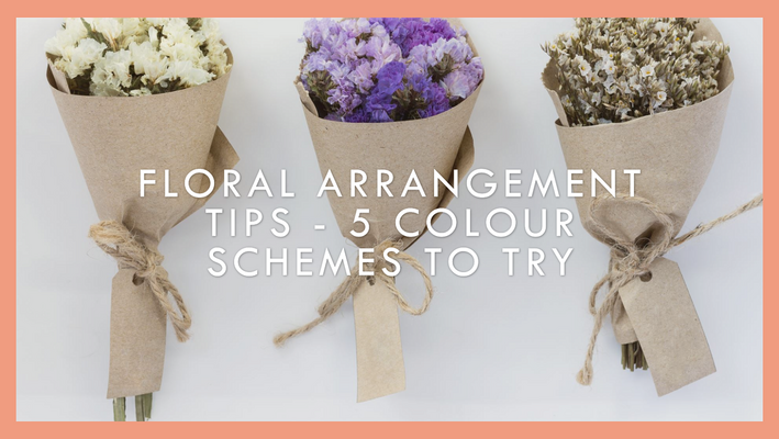 Floral Arrangement Tips - 5 Colour Schemes to Try